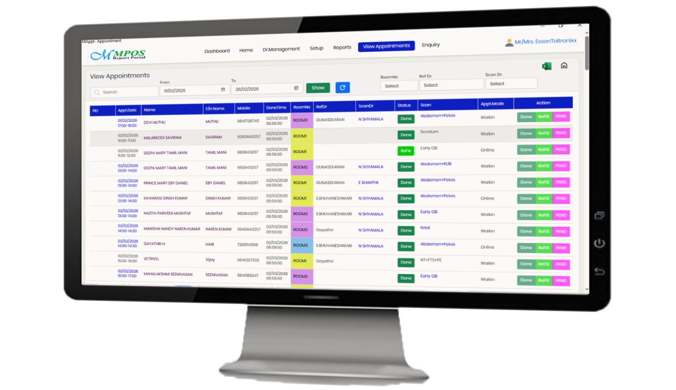 MPos-Appintment